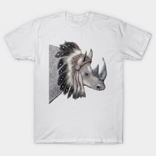 rhino indian T-Shirt